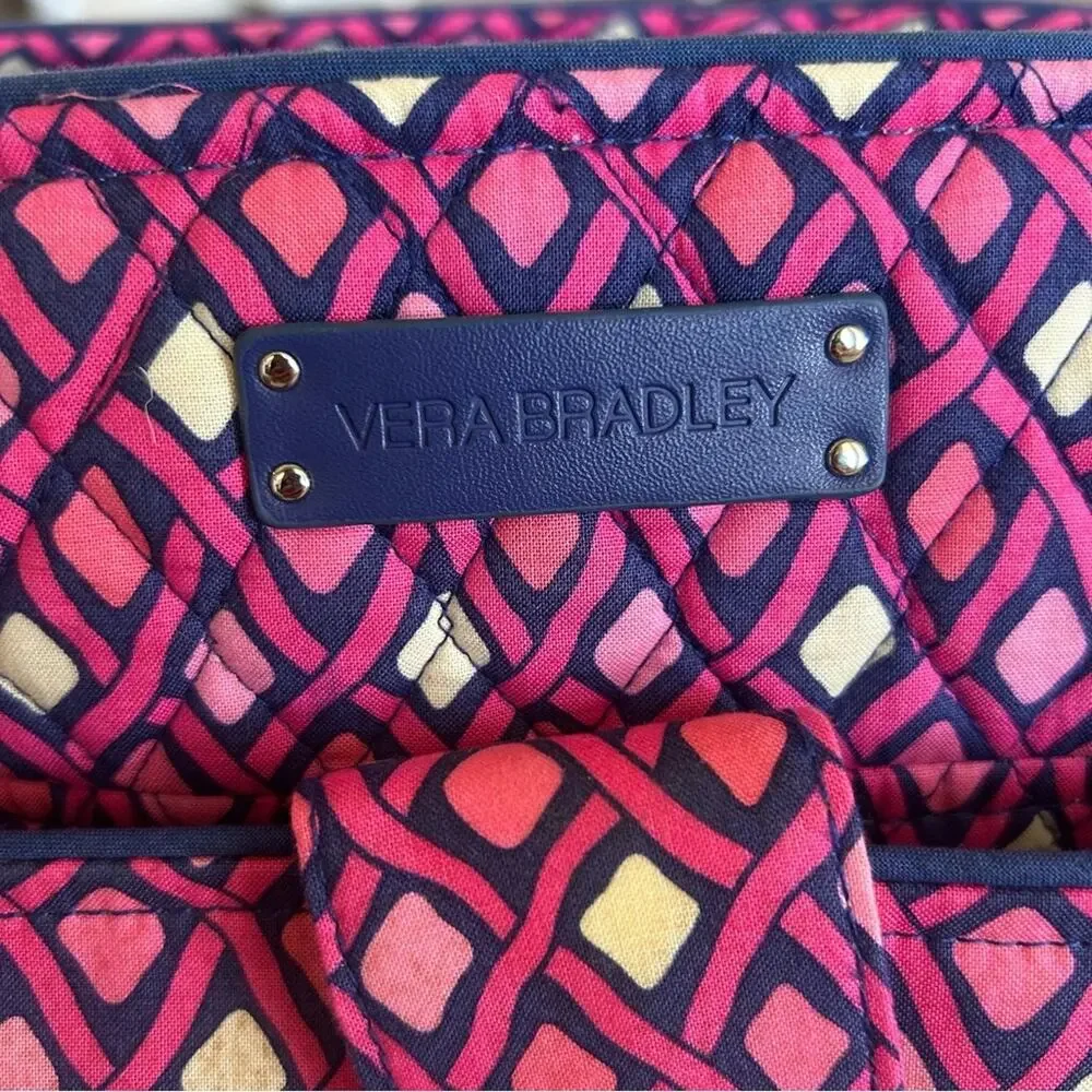 Vera Bradley Stroll Around Baby Bag Katalina Pink Diamonds Pattern